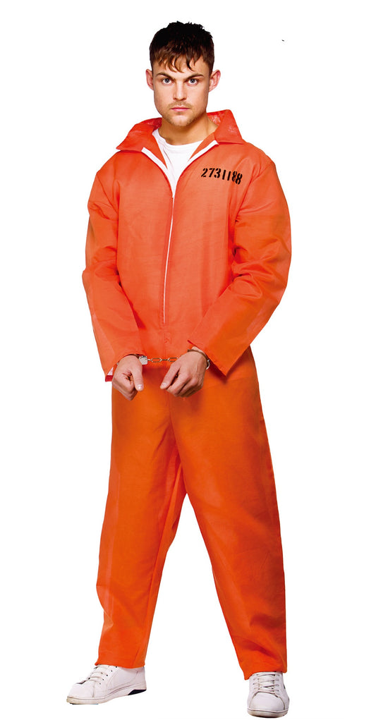 Escaped Prisoner - Orange Jumpsuit Costume