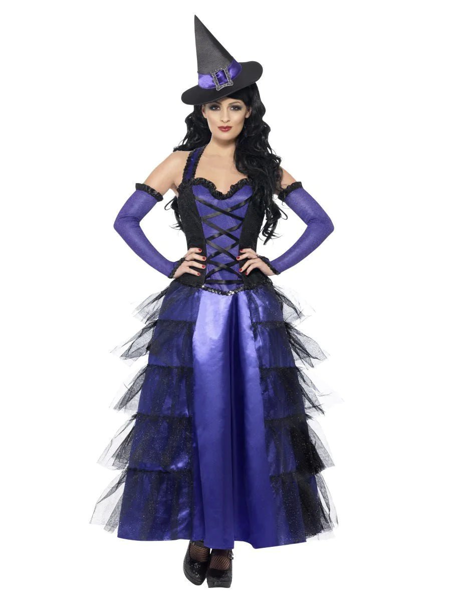 Glamorous Witch Costume (Includes Glovettes and Hat)