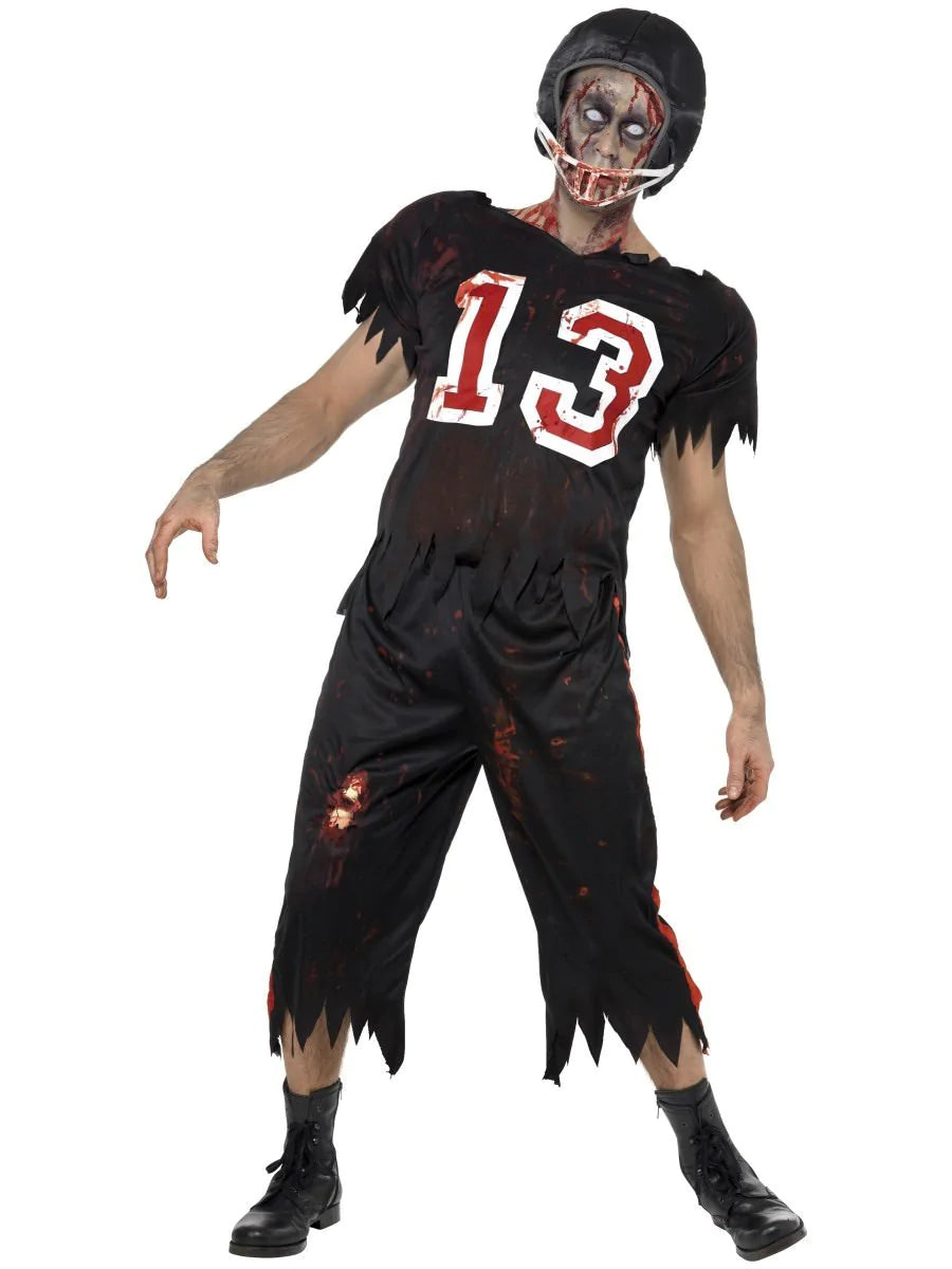 Zombie Horror American Footballer Costume